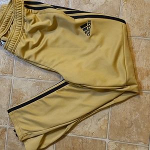 Mens M Adidas Tiro 19 pants. Mustard color